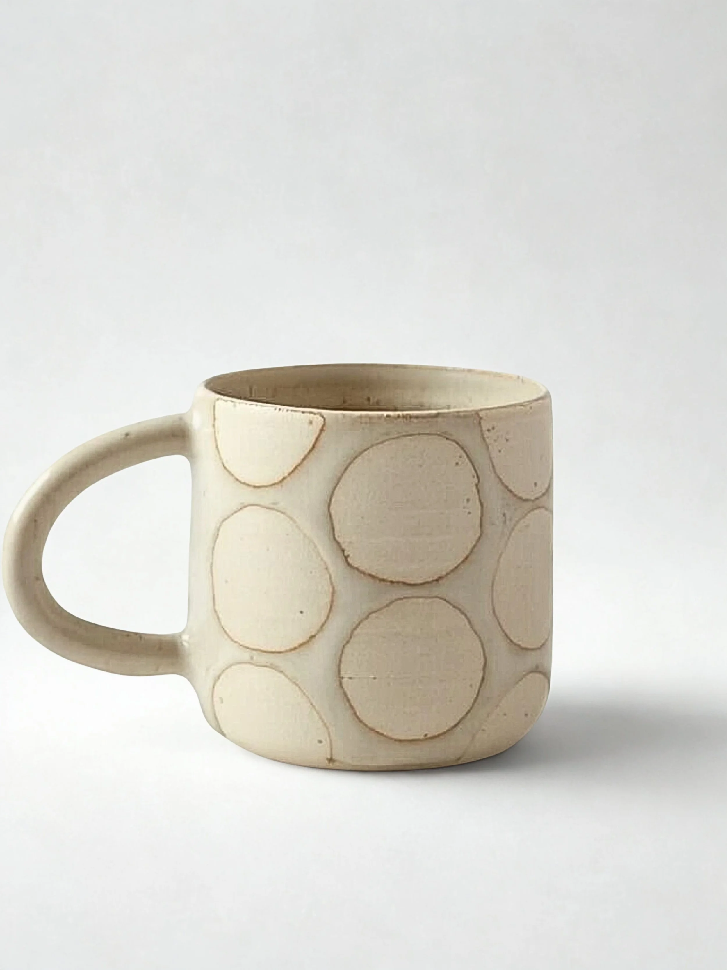Polka Dot Mug — Hey Moon Ceramics